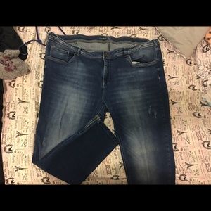 Dark blue jeans size EUR 54/US 24